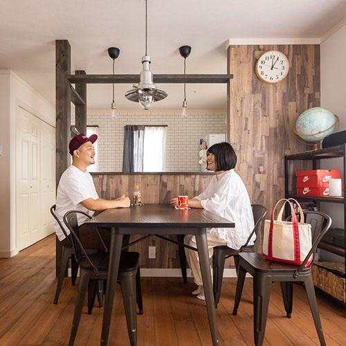 こだわりぬいたアメリカンスタイルの家